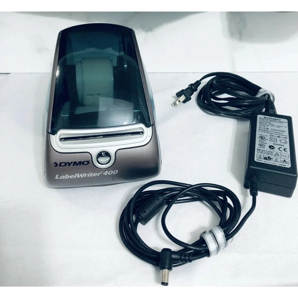 1 Dymo Label Writer 400 Turbo Wired Direct Thermal Printer Cables Barcode Office